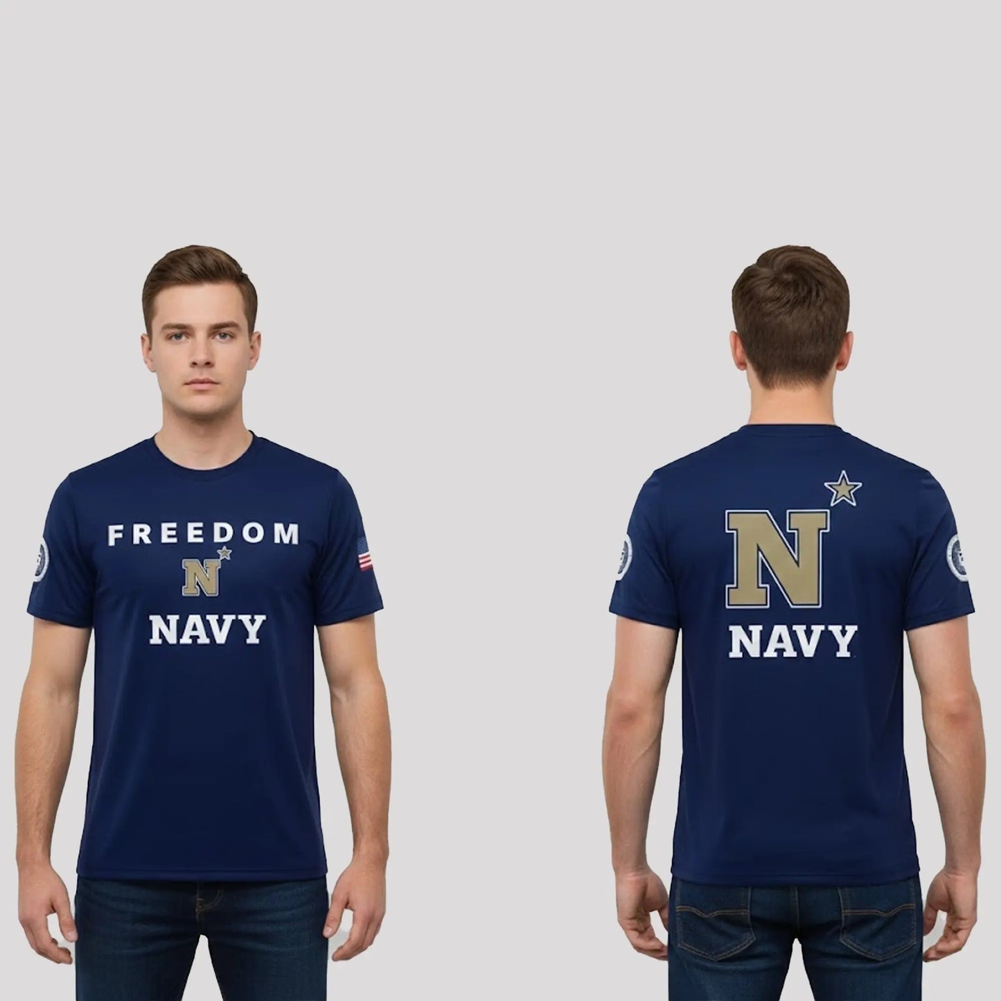 2025 Navy Midshipmen Freedom Hoodie   theclothingtribe