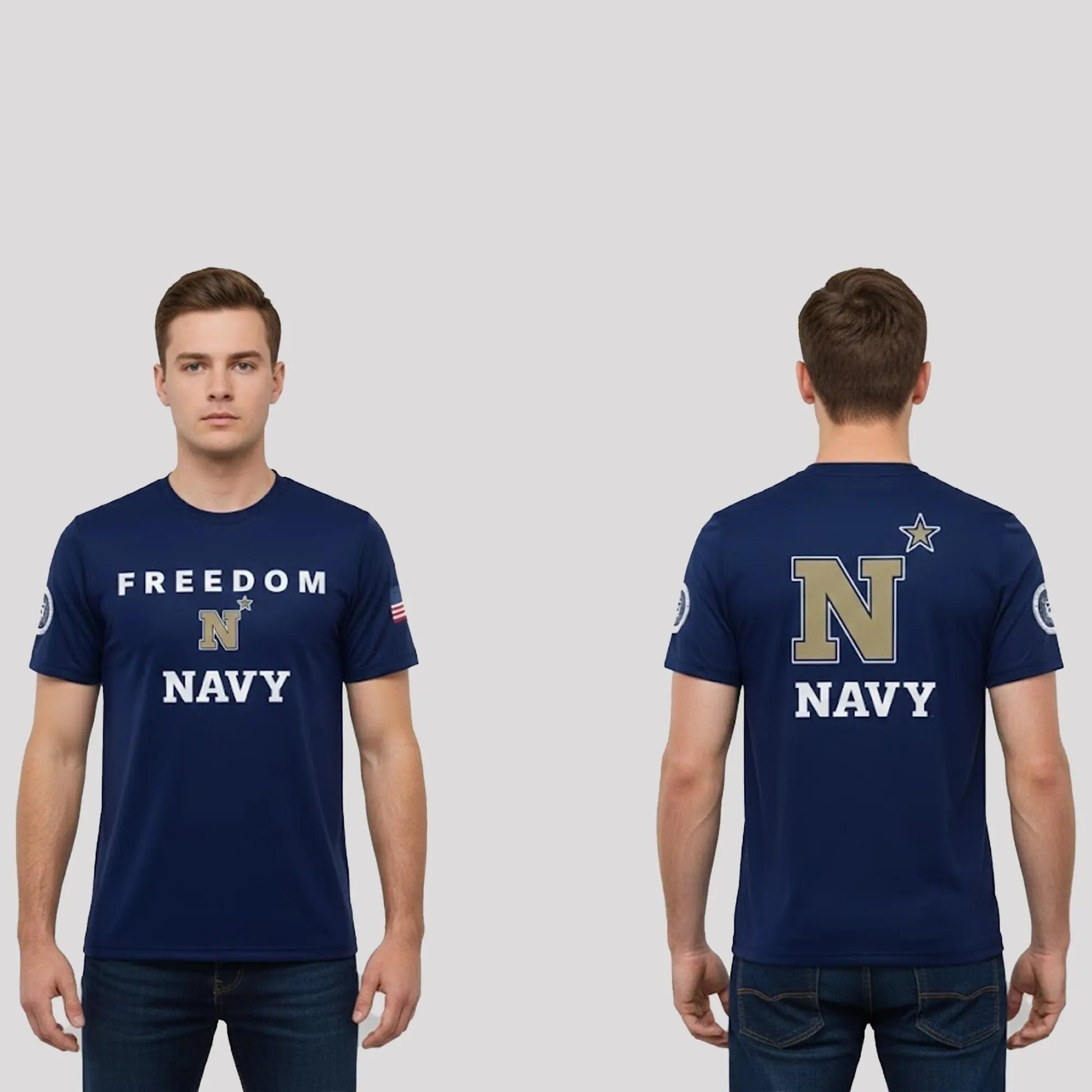 2025 Navy Midshipmen Freedom Hoodie   theclothingtribe