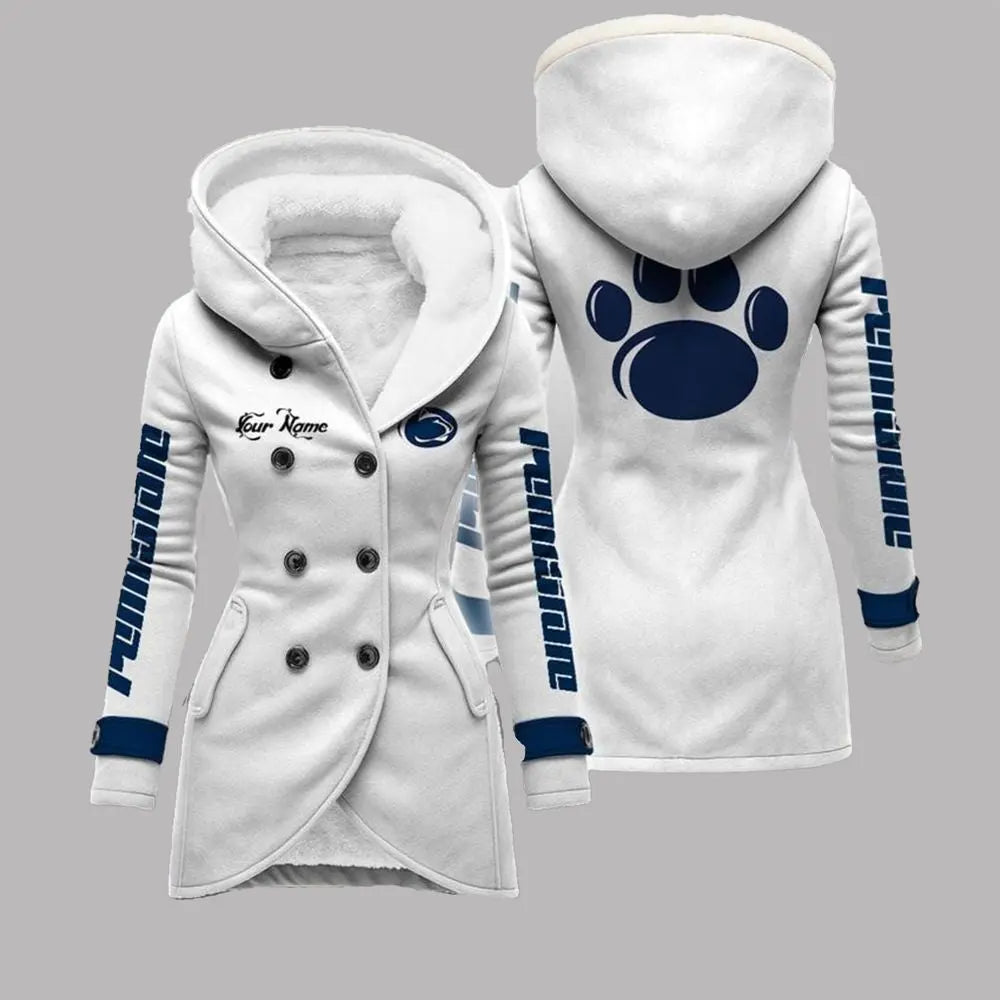 2025 Nittany Lions Long Hooded Fleece Jacket theclothingtribe