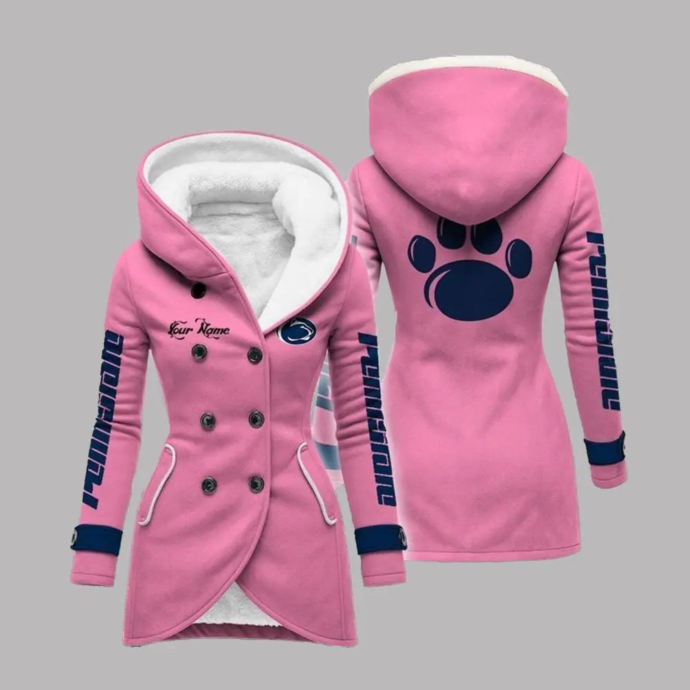 2025 Nittany Lions Long Hooded Fleece Jacket theclothingtribe