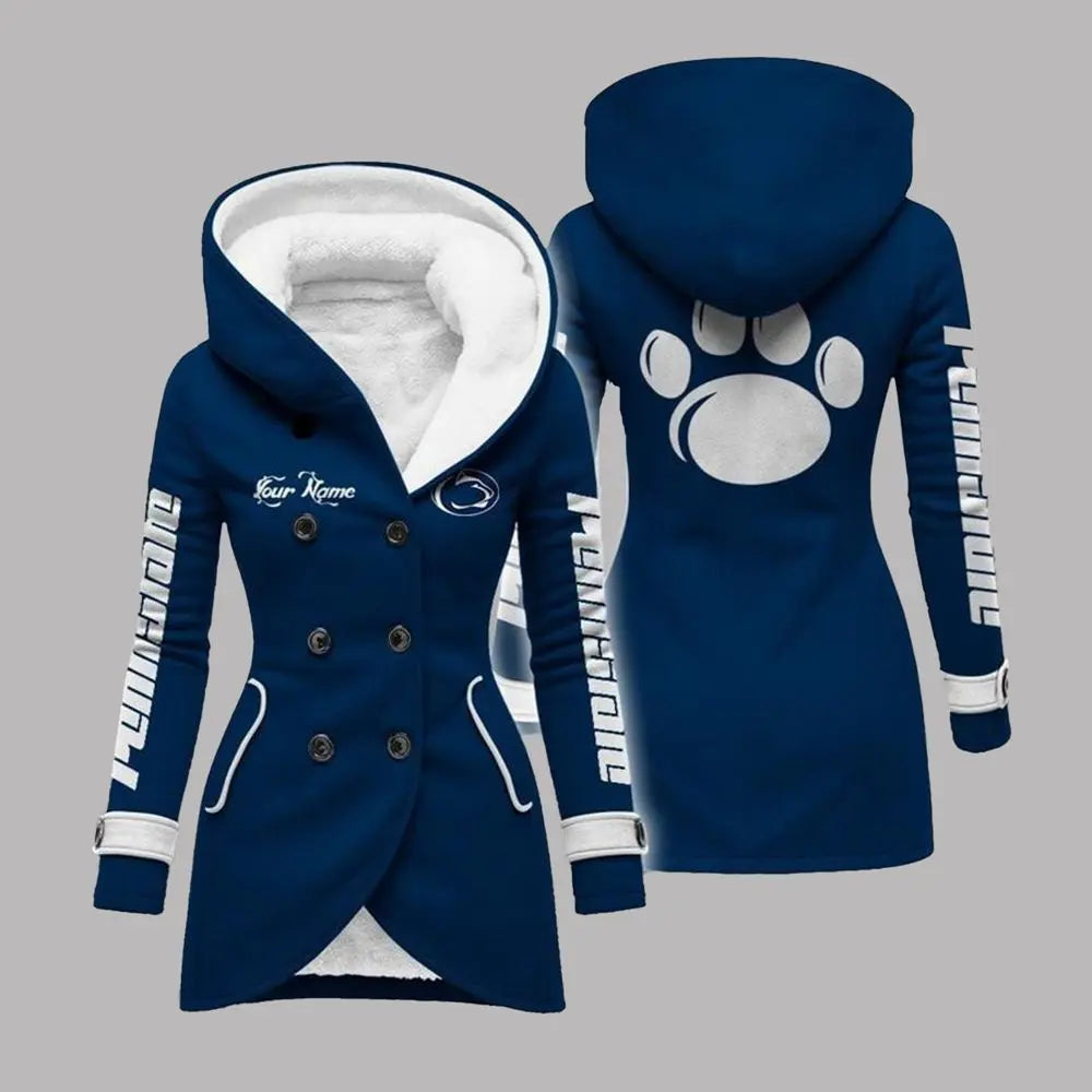 2025 Nittany Lions Long Hooded Fleece Jacket theclothingtribe