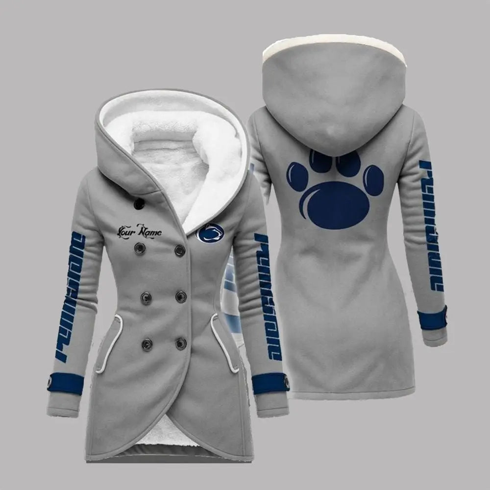 2025 Nittany Lions Long Hooded Fleece Jacket theclothingtribe