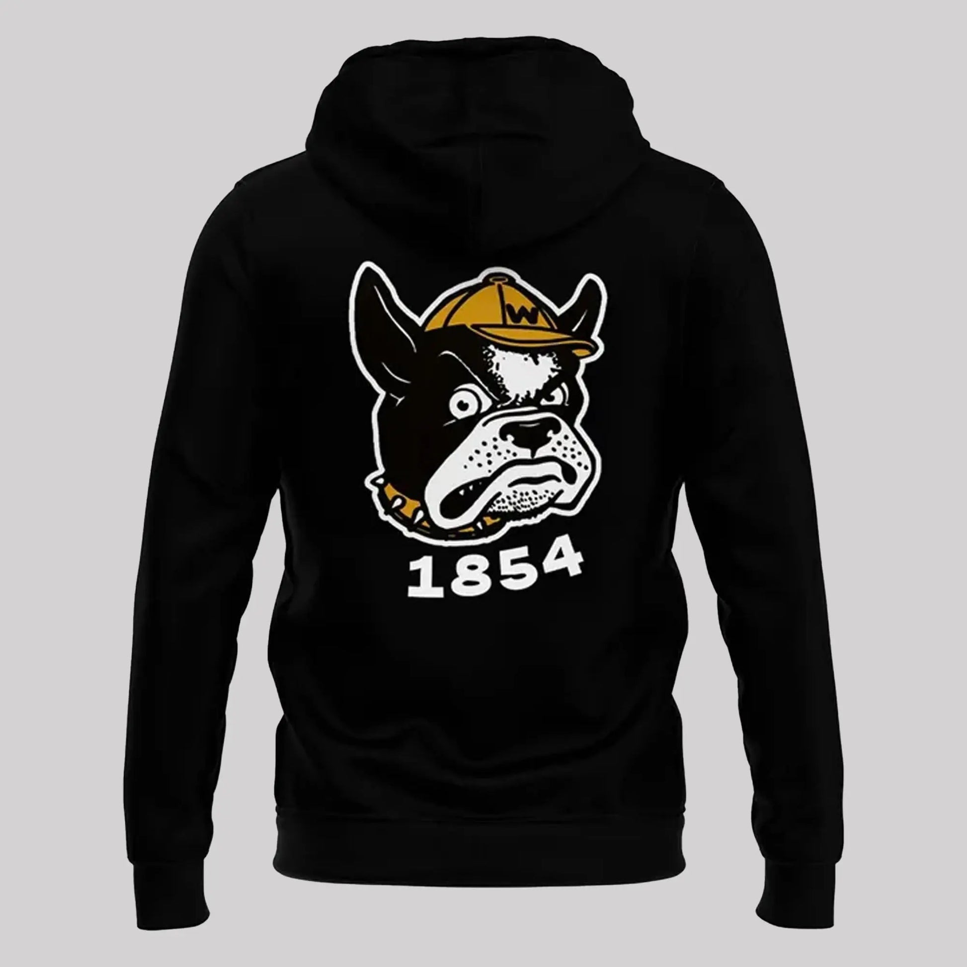 2025 Wofford College Terriers Bulldog 1854 Hoodie theclothingtribe