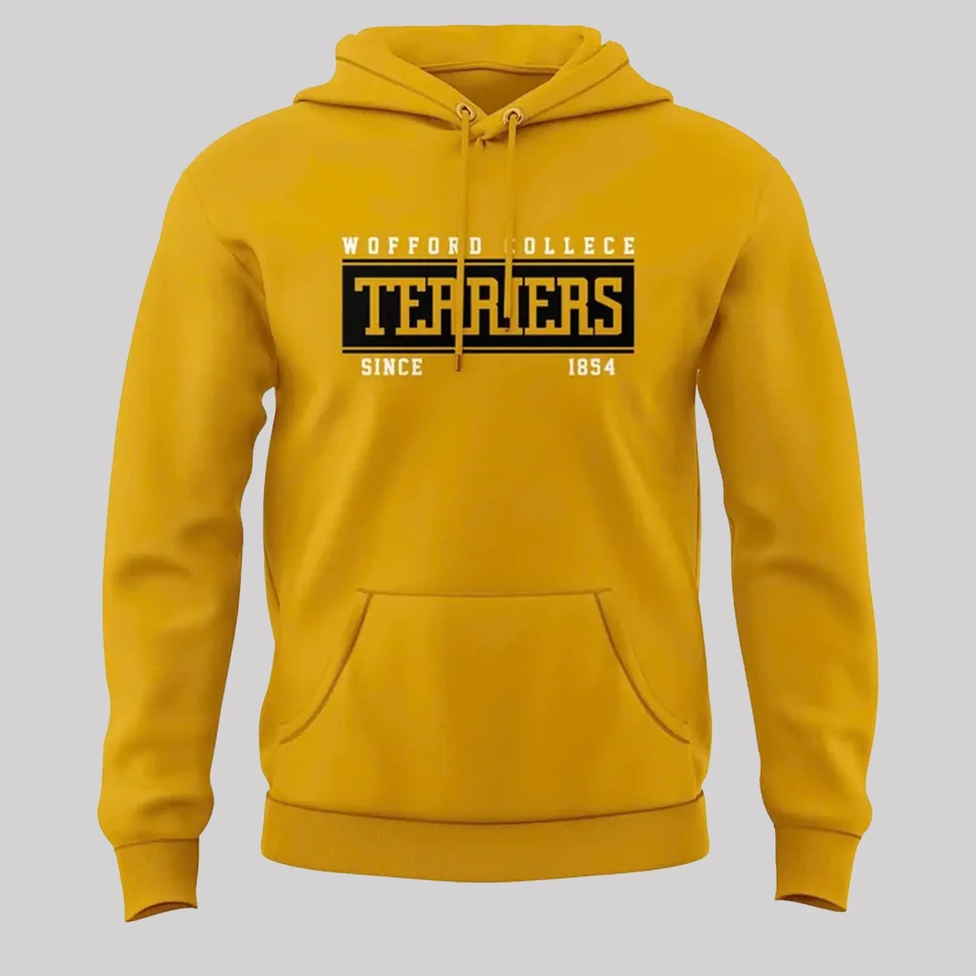 2025 Wofford College Terriers Bulldog 1854 Hoodie theclothingtribe