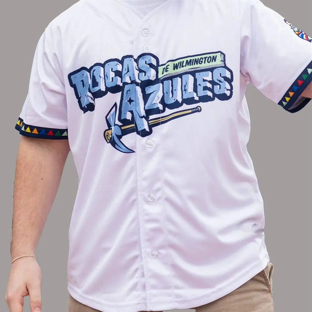 2025 Wilmington Blue Rocks Rocas Azules Jersey theclothingtribe