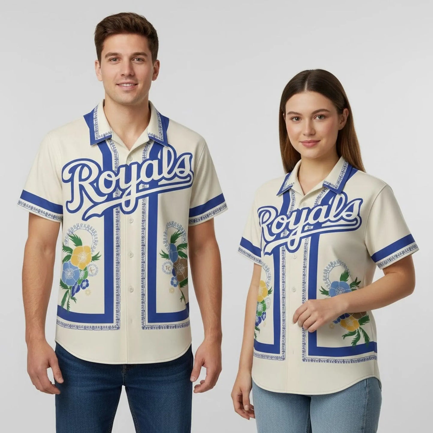 2026 KC Royals Here Comes The Bloom Hawaiian Shirt Giveaway