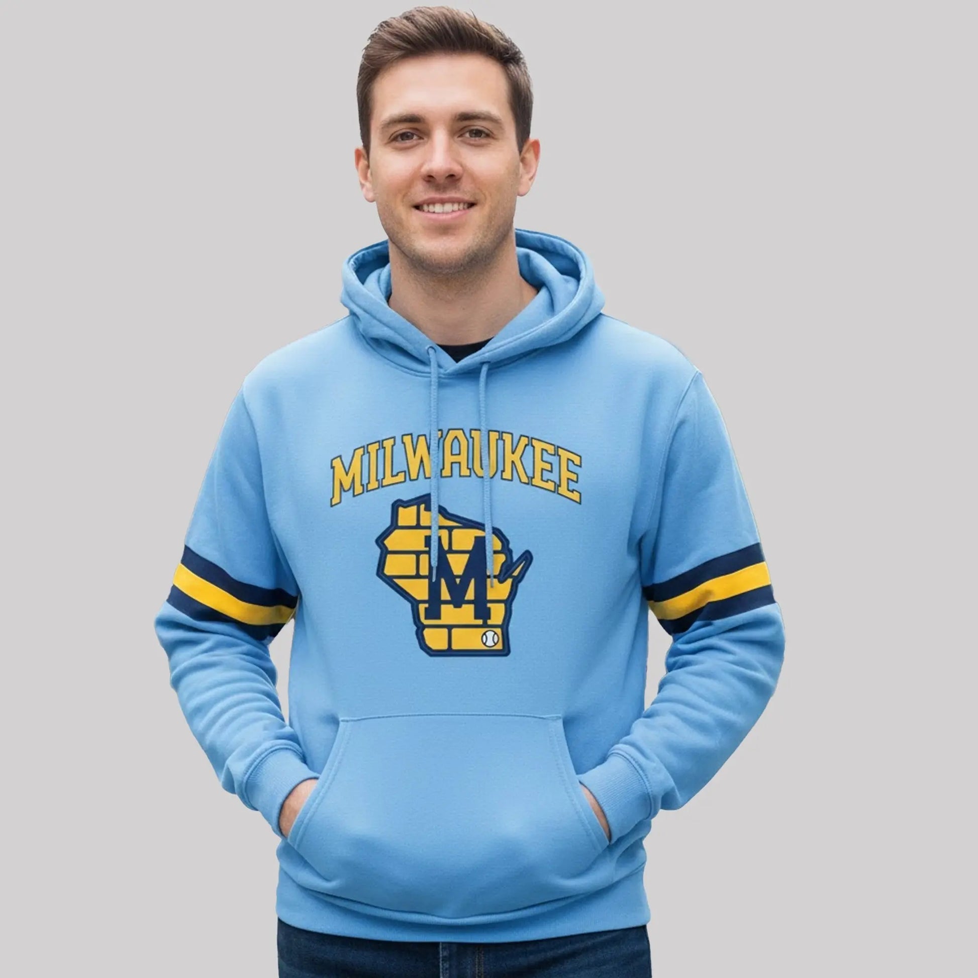2026 Milwaukee Brewers Powder Blue This Is My Crew Hoodie   theclothingtribe