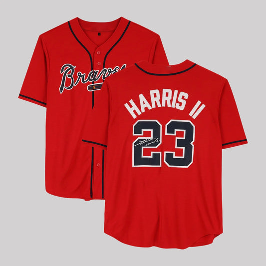 2026 Atlanta Braves Michael Harris II Signature Jersey   theclothingtribe