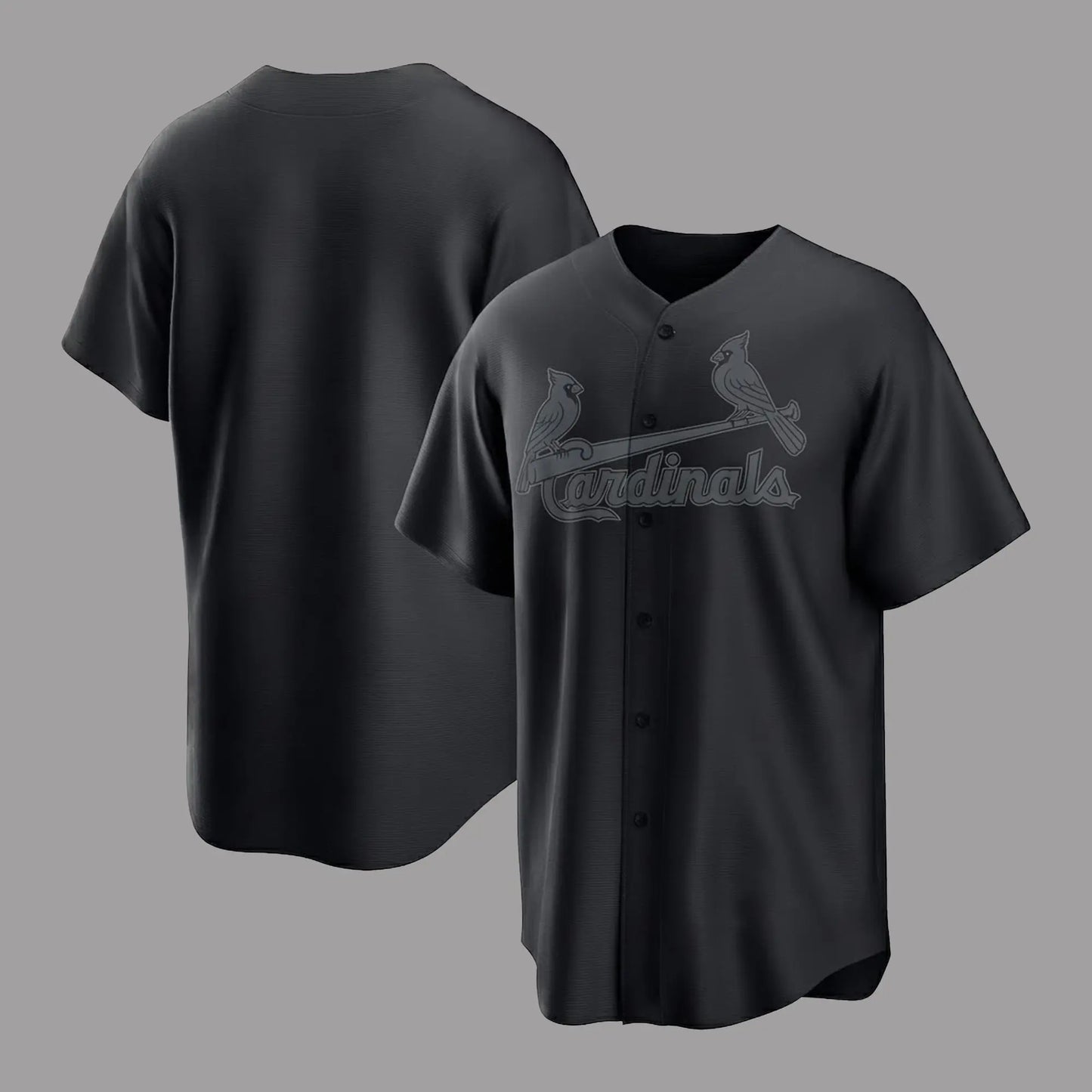 2026 Cardinals Script Matte Grey Jersey Giveaway theclothingtribe