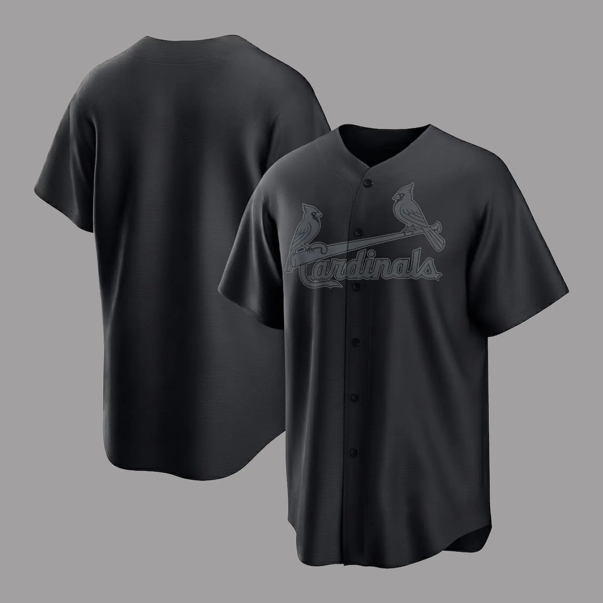 2026 Cardinals Script Matte Grey Jersey Giveaway theclothingtribe