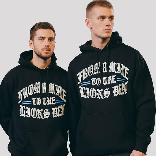 2026 Detroit Lions From 8 Mile To The Lions Den Hoodie theclothingtribe
