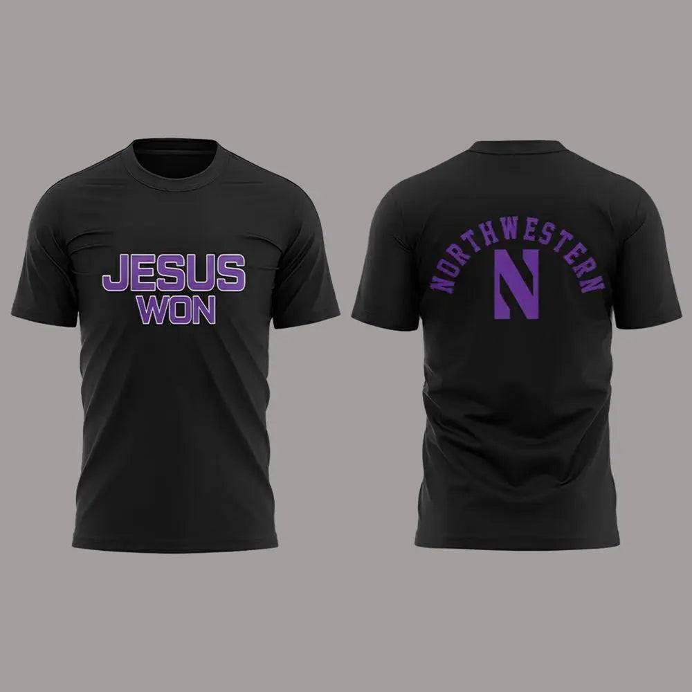 Northwestern Wildcats Jesus Won Shirt theclothingtribe
