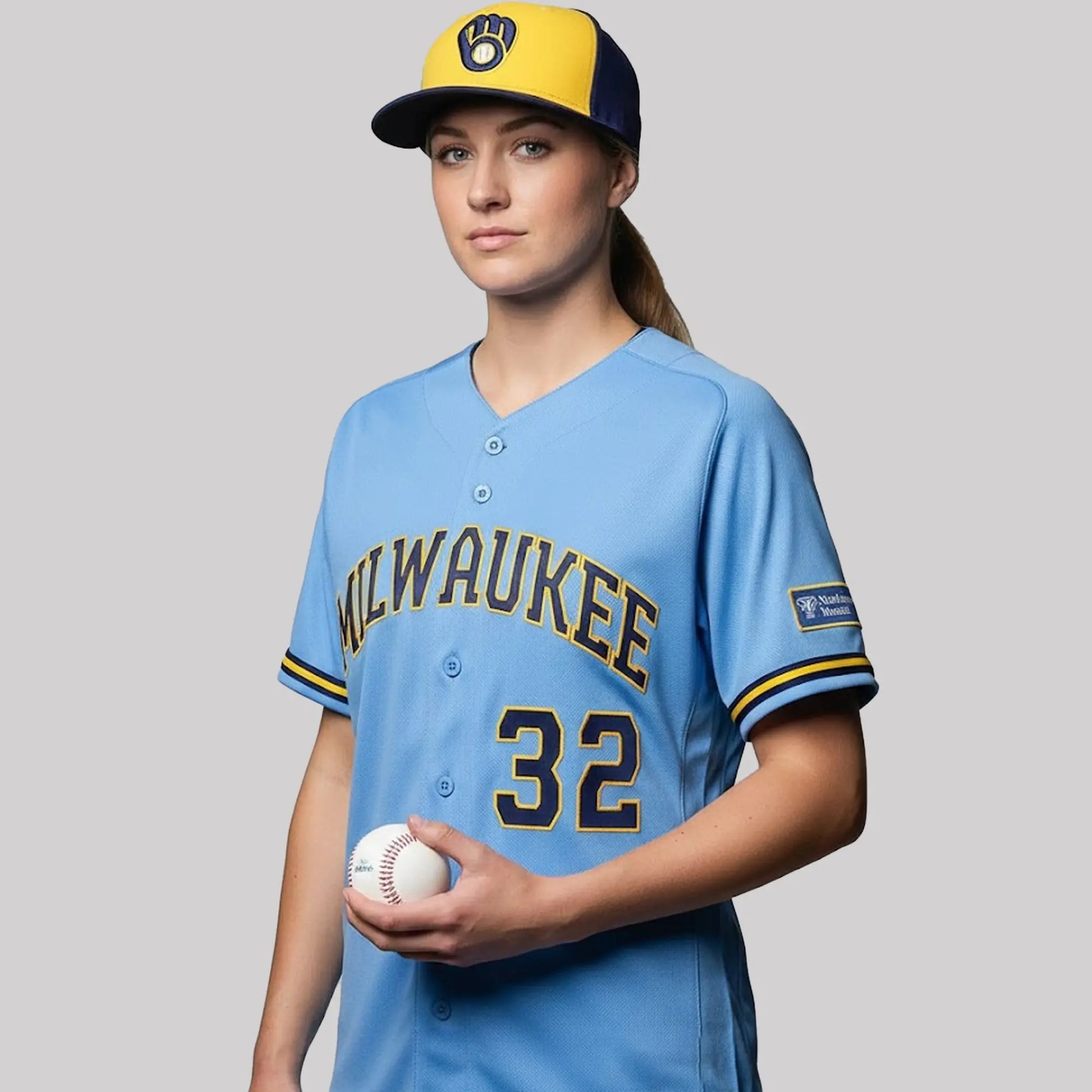 2026 Milwaukee Brewers Powder Blue Road Jersey   theclothingtribe