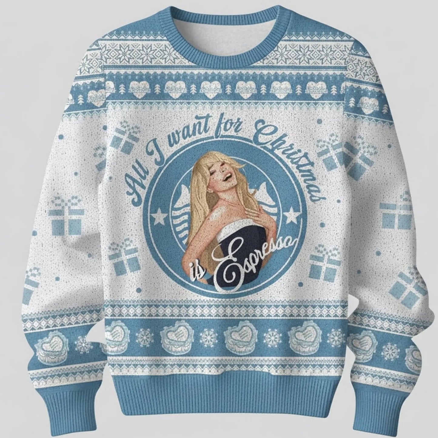 All I Want For Christmas Is Sabrina Ugly Sweater   theclothingtribe
