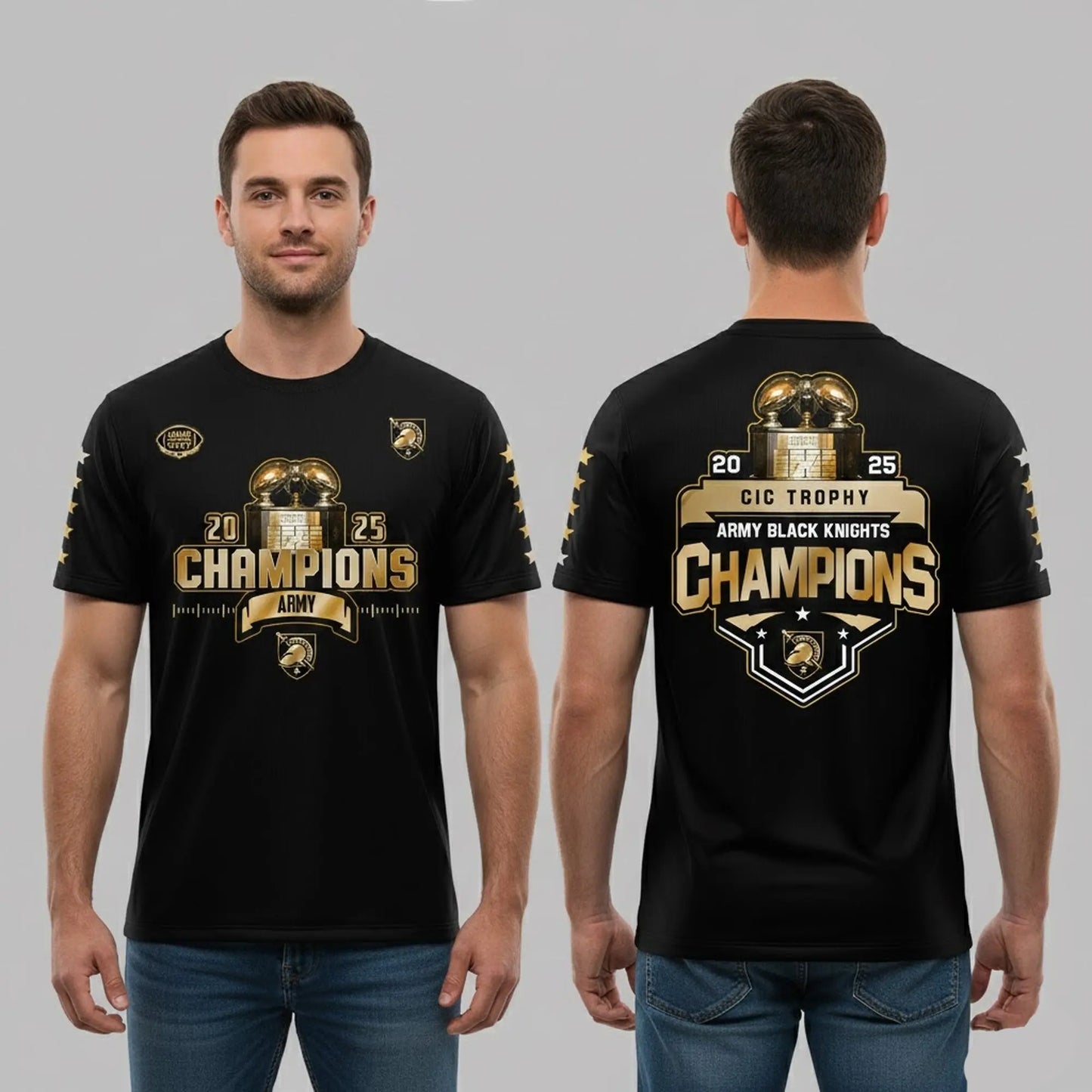 Army Black Knights CIC Trophy Champions 2025 Shirt