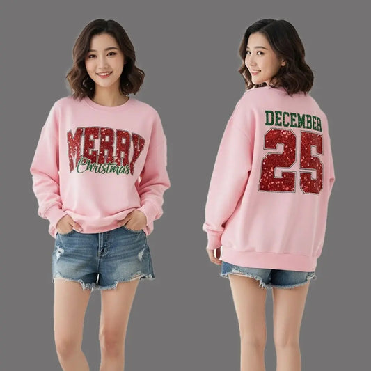 2025 Merry Christmas December 25 Sweatshirt theclothingtribe