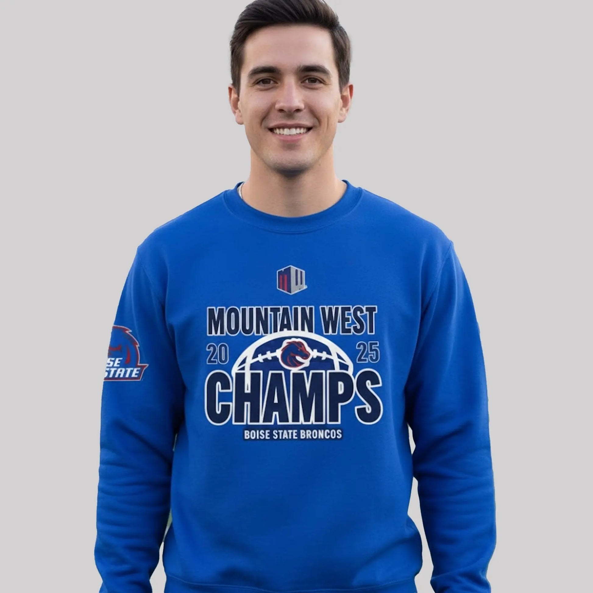 Boise State Broncos Mountain West 2025 Champs Back To Back Hoodie   theclothingtribe