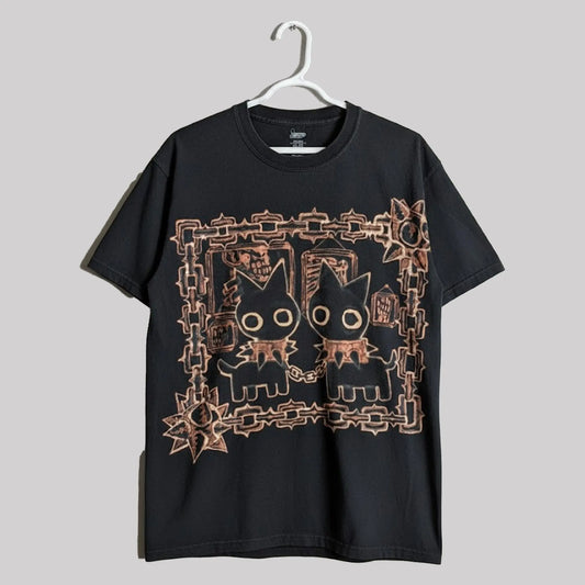 Cat Asylum Bleached Shirt