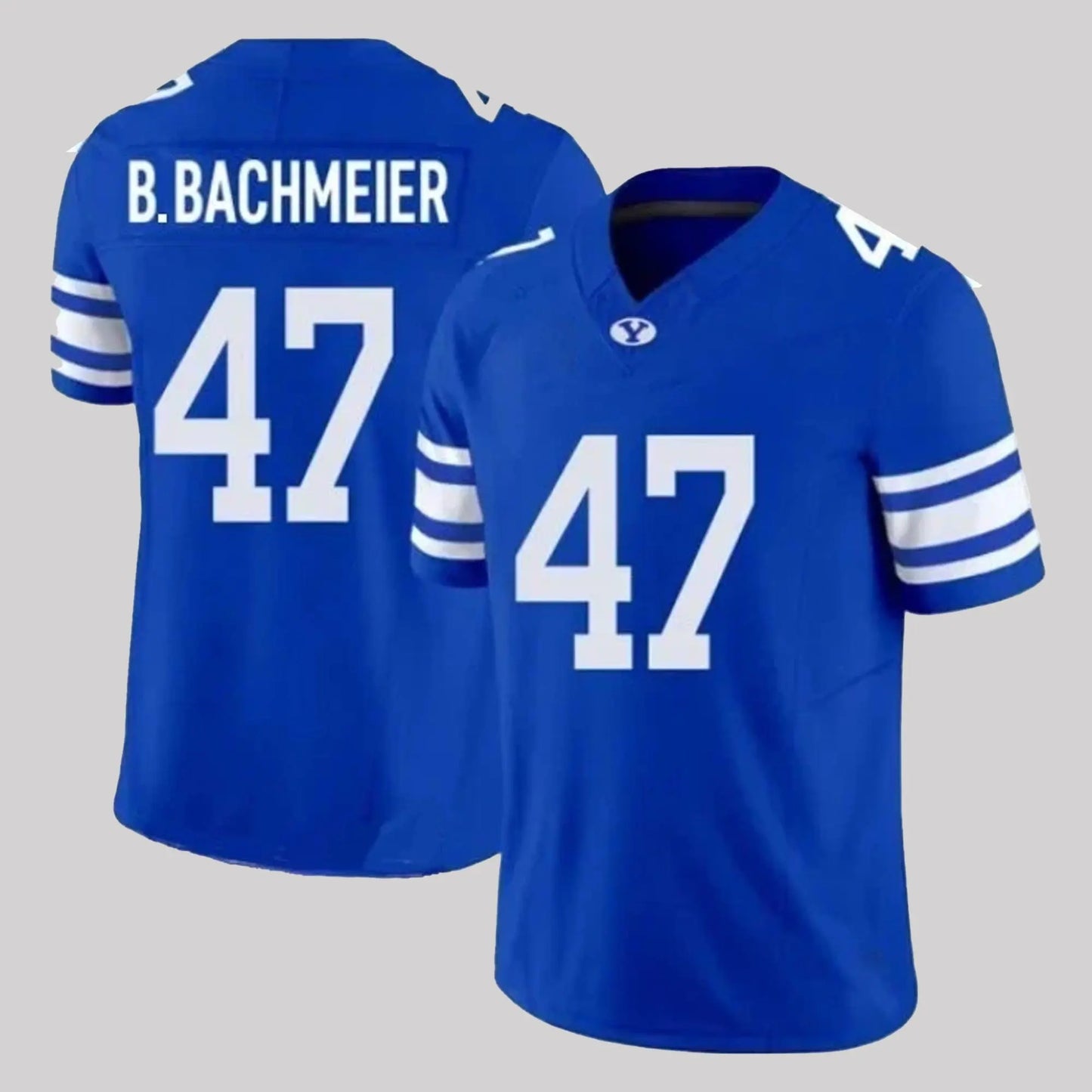 Dave Portnoy 47 Michael Bachmeier BYU Cougars Football Jersey theclothingtribe
