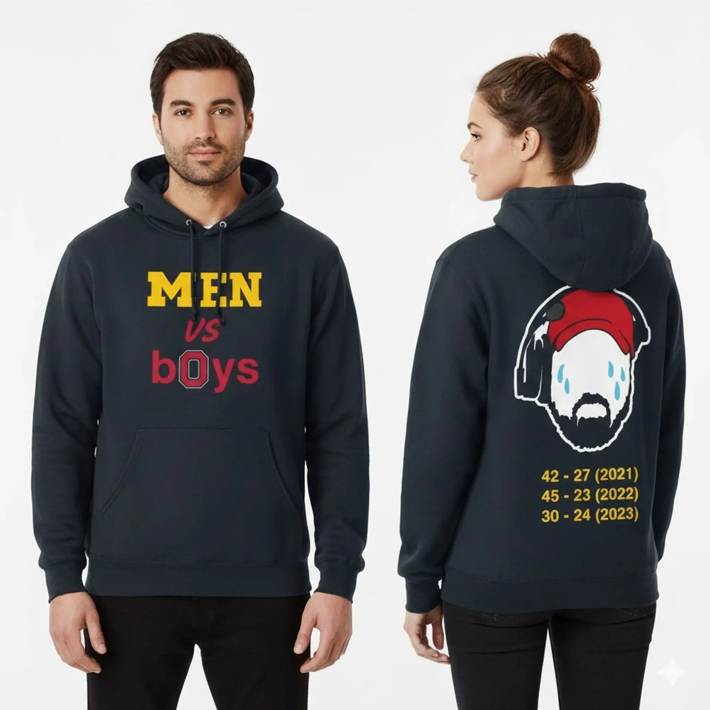 Dave Portnoy Men Vs Boys Hoodie   theclothingtribe