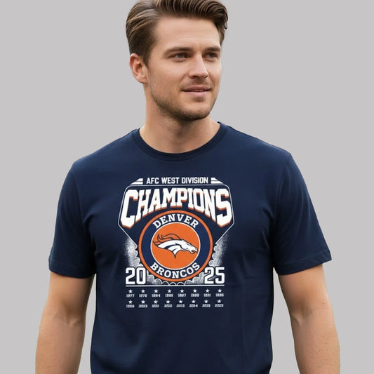 Denver Broncos 2025 AFC West Division Champions Shirt