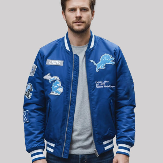 Detroit Lions East 1934 National Football Conference Jacket   theclothingtribe