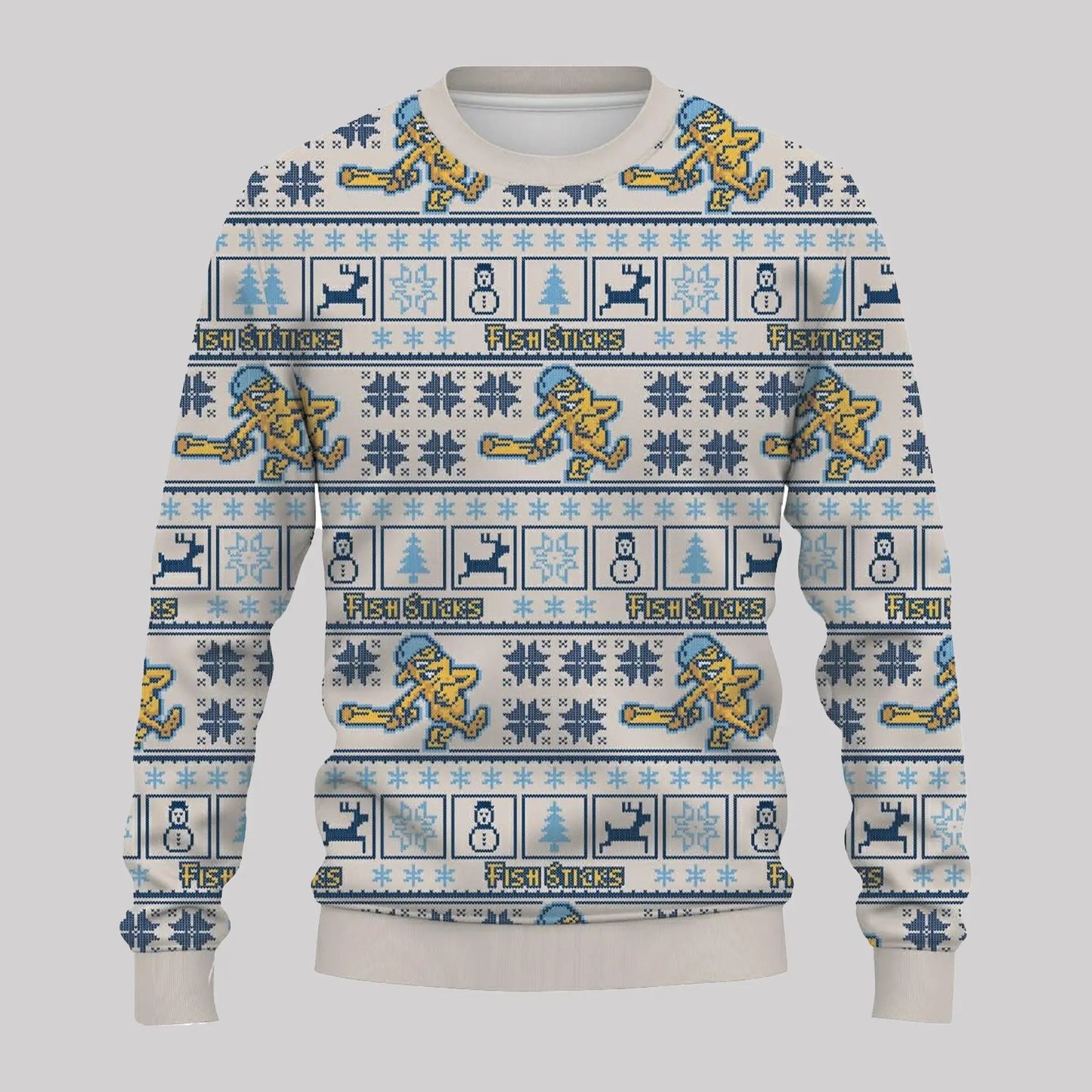Fish Sticks Ugly Christmas Sweater   theclothingtribe