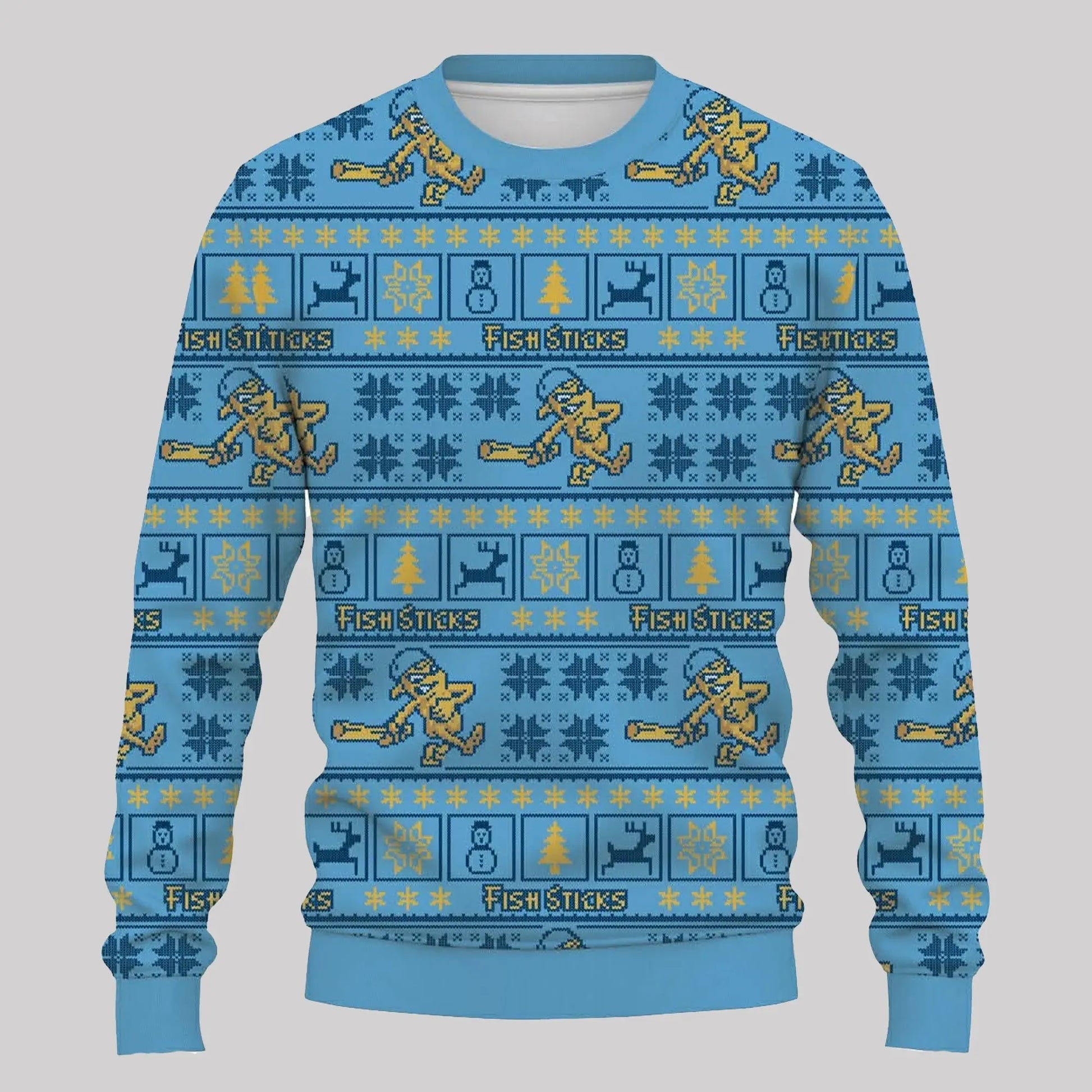 Fish Sticks Ugly Christmas Sweater   theclothingtribe