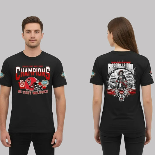 Gasparilla Bowl 2025 Champions NC State Wolfpack Union Home Mortgage Shirt