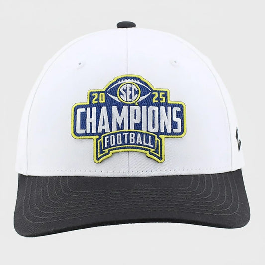 Georgia Bulldogs 2025 SEC Champions Football Hat   theclothingtribe