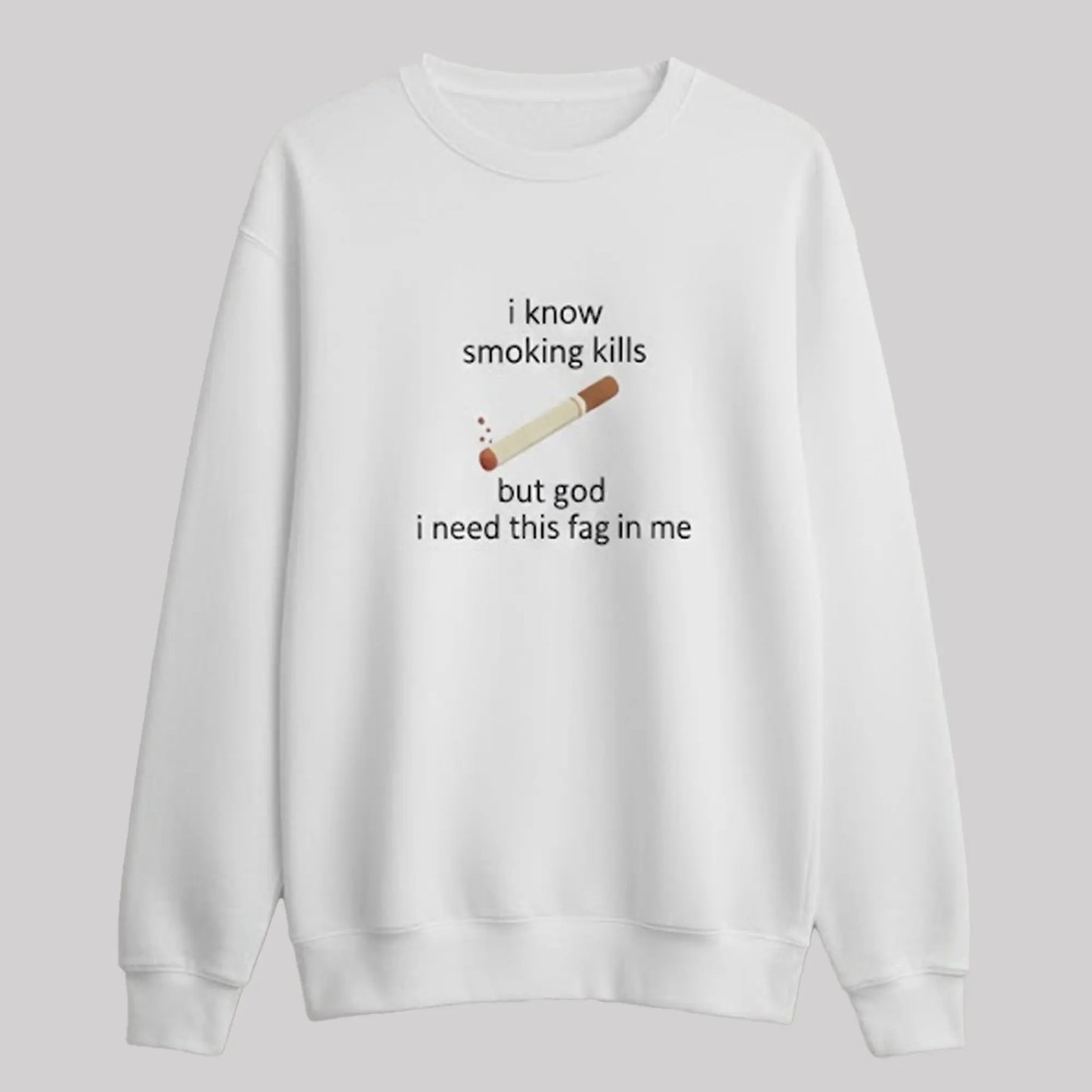I Know Smoking Kills But God I Need This Fag In Me Shirt   theclothingtribe