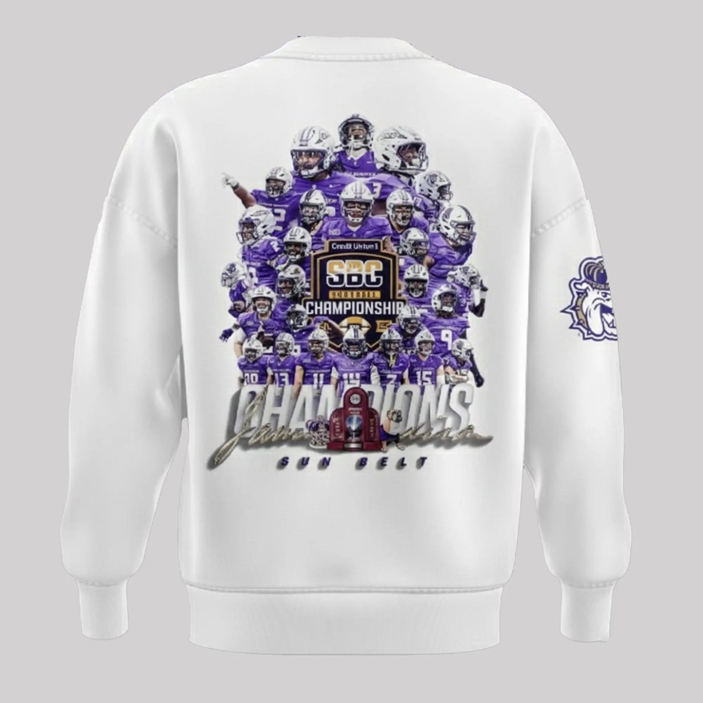 James Madison Dukes SBC 2025 Champions Football Hoodie   theclothingtribe