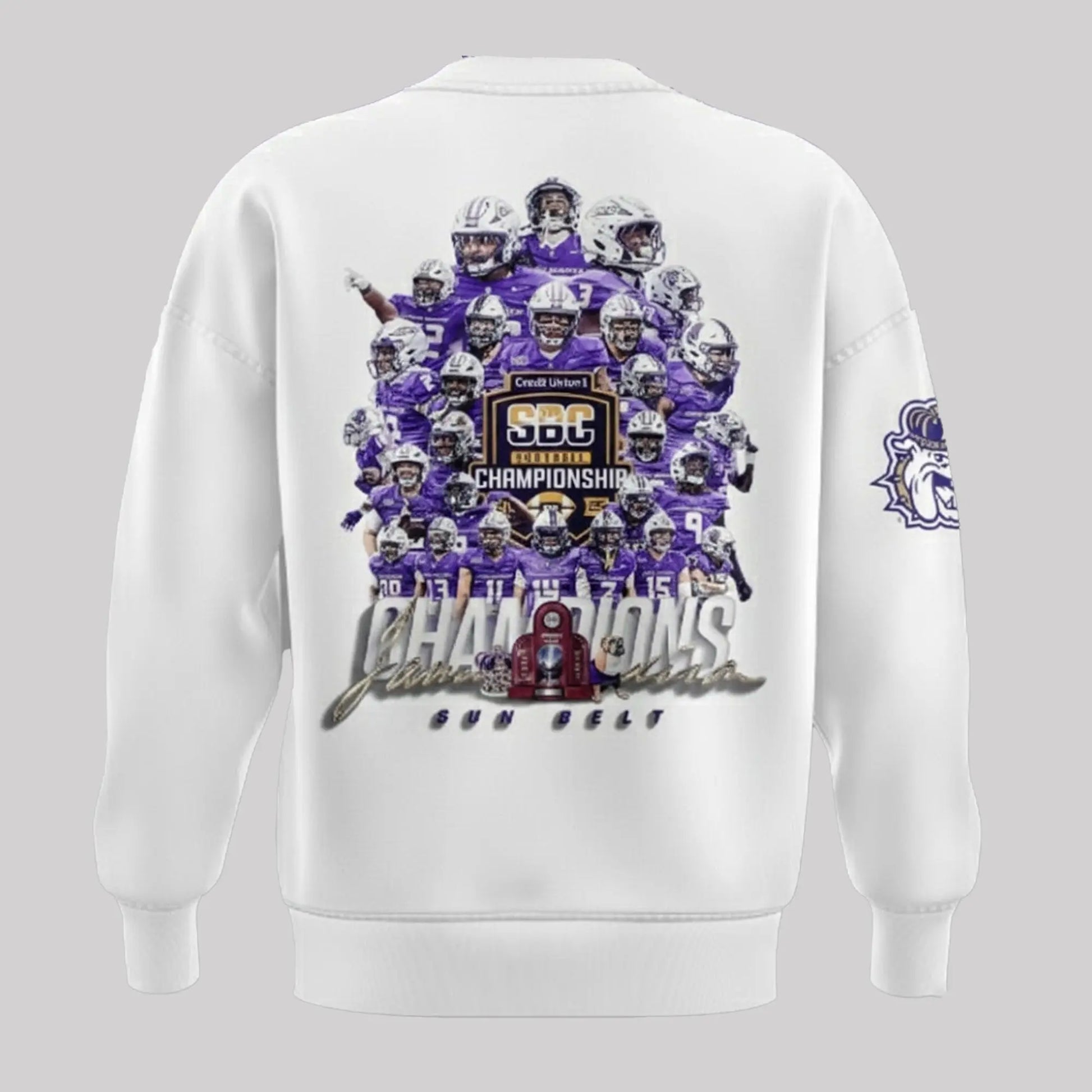 James Madison Dukes SBC 2025 Champions Football Hoodie   theclothingtribe