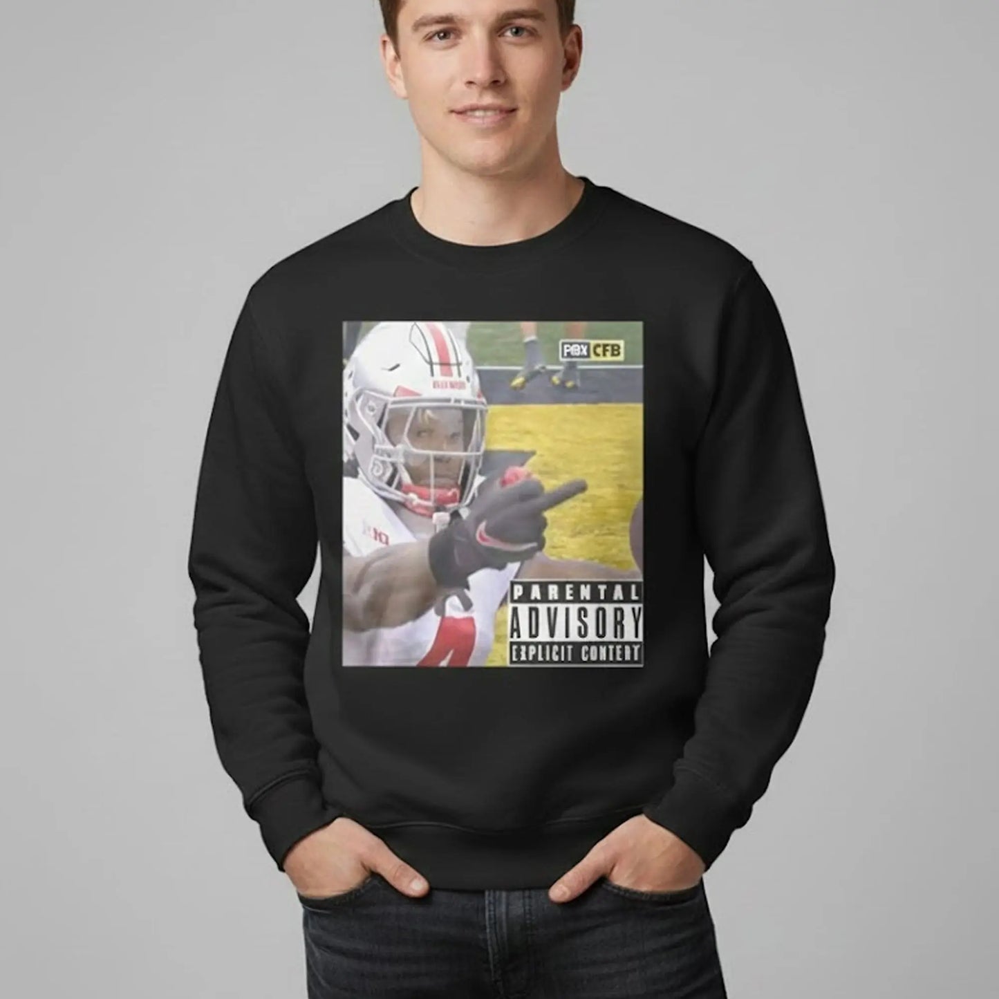 Jeremiah Smith Middle Finger Fan Michigan Shirt   theclothingtribe