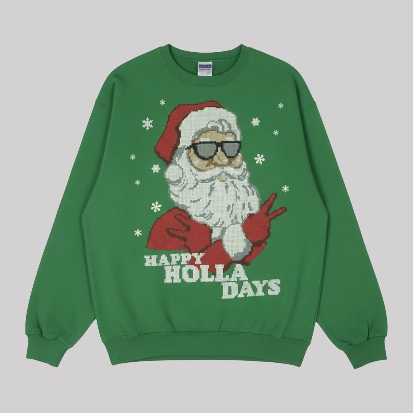 Joe Burrow Happy Holla Days Christmas Sweatshirt