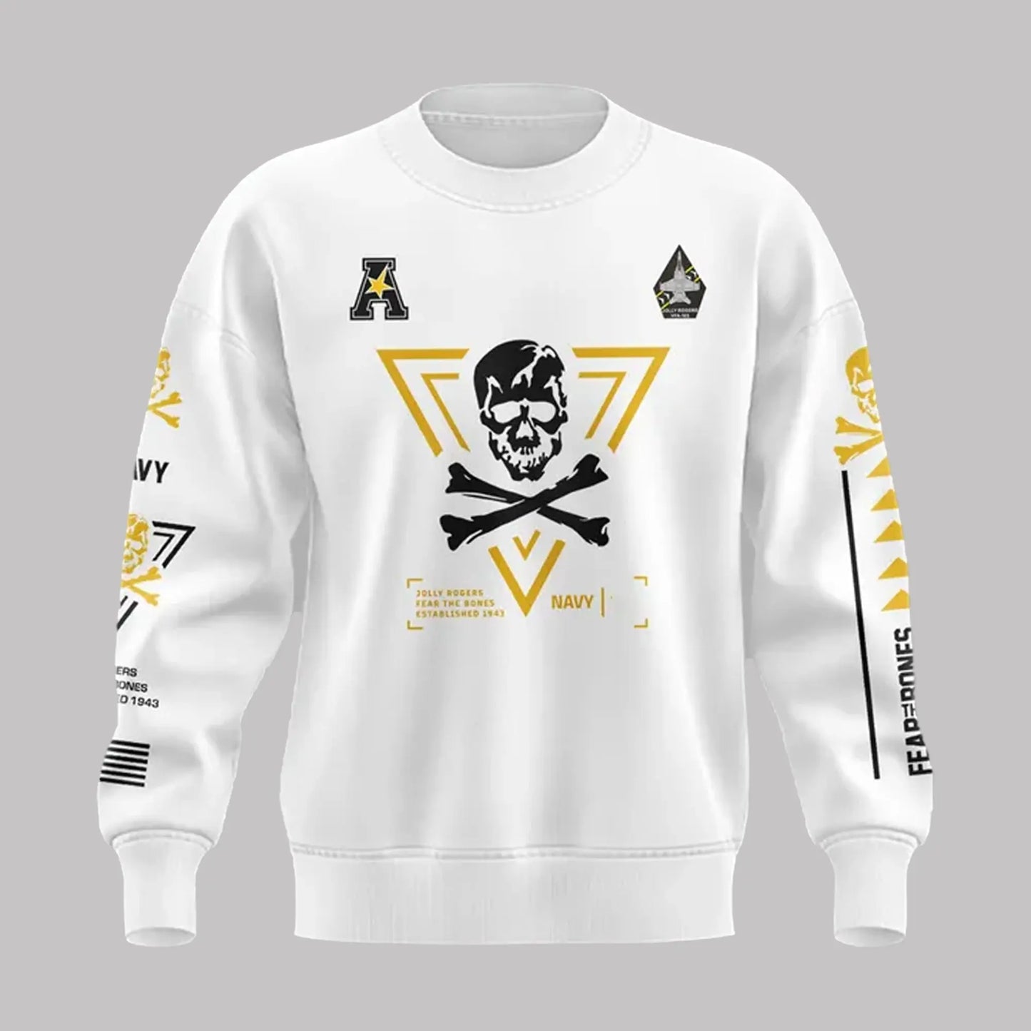 Jolly Rogers Navy Midshipmen Champions Sweatshirt