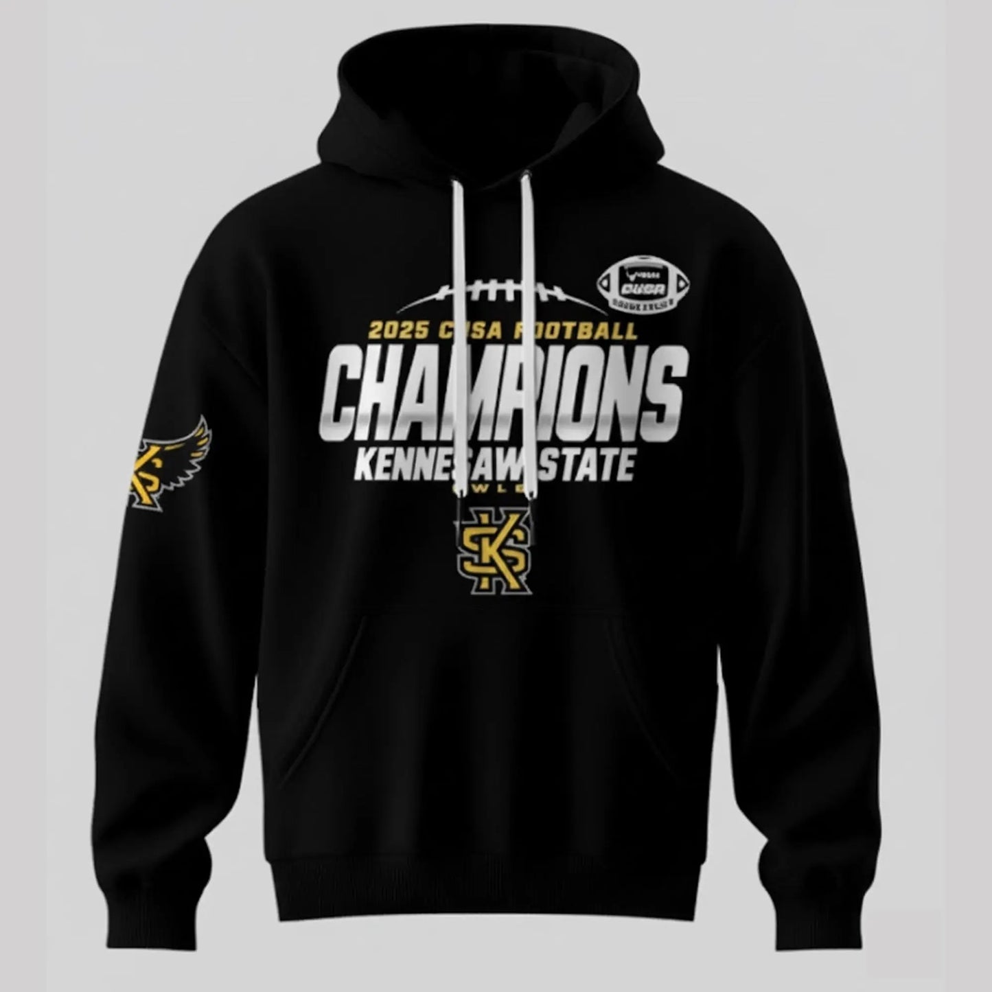 Kennesaw State Owls 2025 CUSA Football Champions Shirt   theclothingtribe