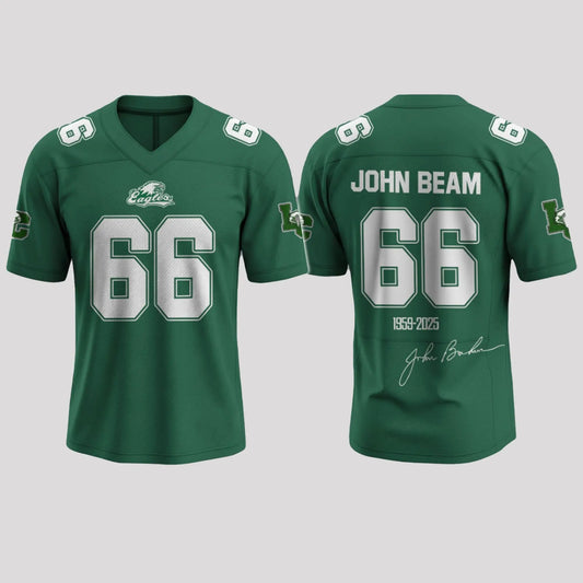 Laney College Eagles Coach John Beam Tribute 66 Signature Jersey theclothingtribe