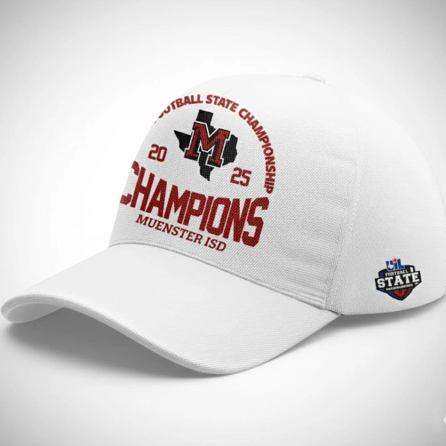 Muenster Champions 2025 2A D2 Football State Championship Hat