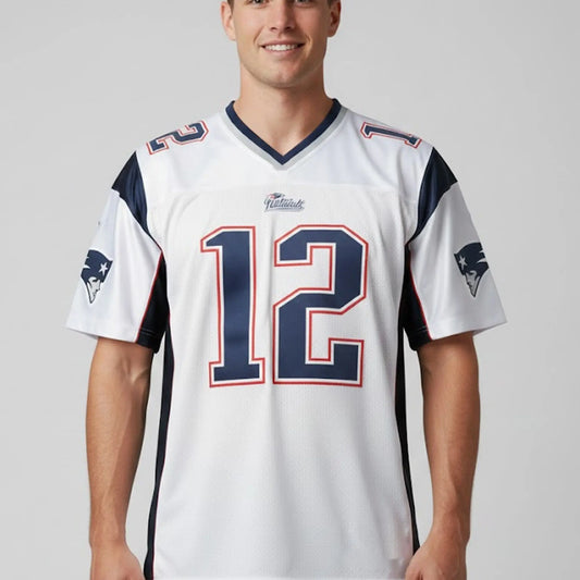New England Patriots Tom Brady 25th Throwback Jersey   theclothingtribe