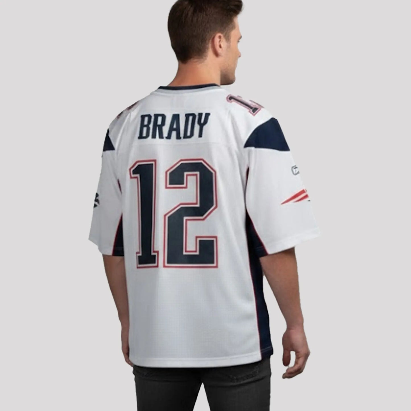 New England Patriots Tom Brady 25th Throwback Jersey   theclothingtribe