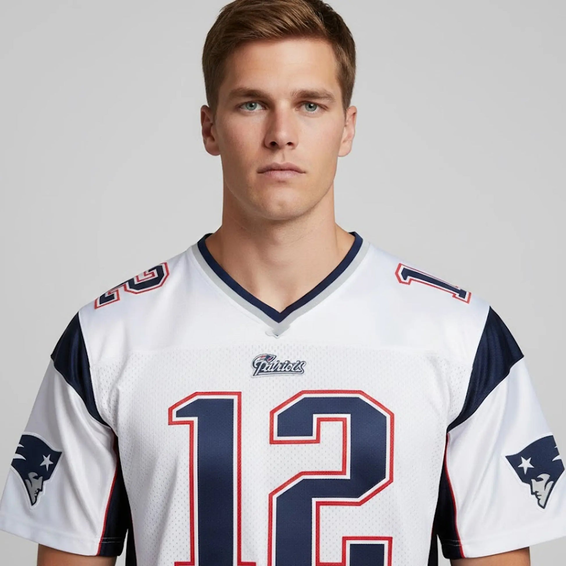 New England Patriots Tom Brady 25th Throwback Jersey   theclothingtribe