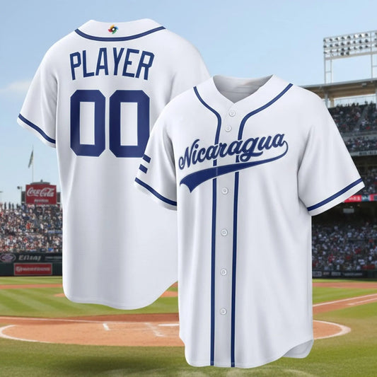 Nicaragua Baseball 2026 World Baseball Classic Jersey   theclothingtribe