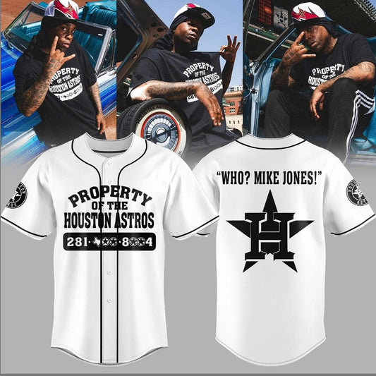 Property Of The Houston Astros Who Mike Jones Jersey 2025