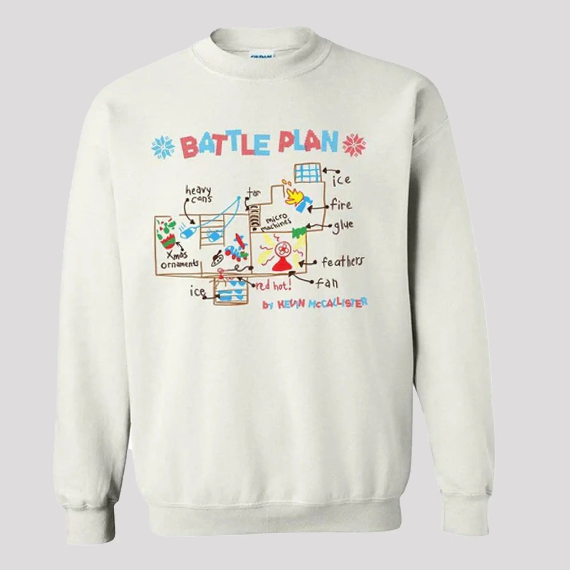 Robbie Fox Battle Plan by Kevin McCallister Ugly Sweater   theclothingtribe