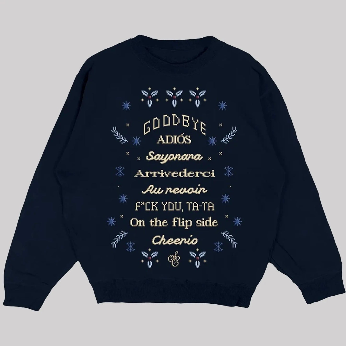 Sabrina Carpenter Goodbye Ugly Sweater   theclothingtribe