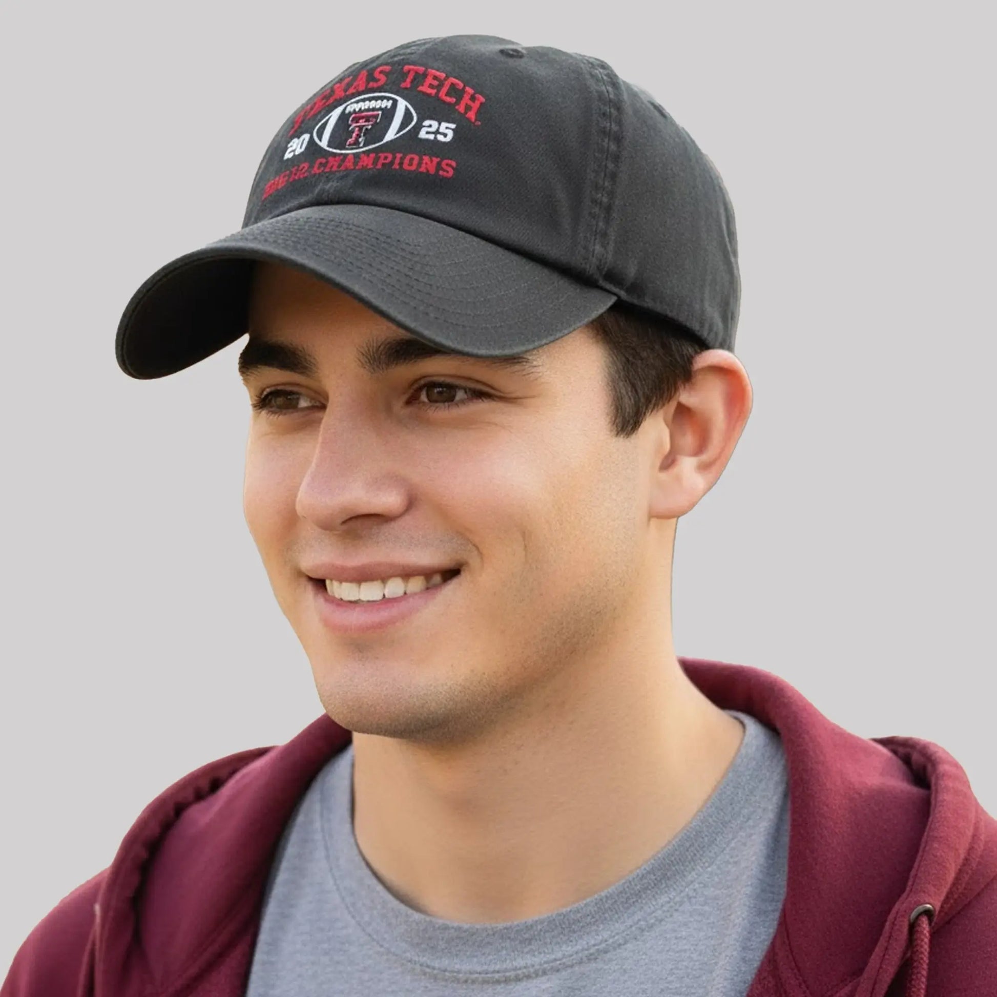 Texas Tech Red Raiders 2025 Big 12 Champions Hat   theclothingtribe