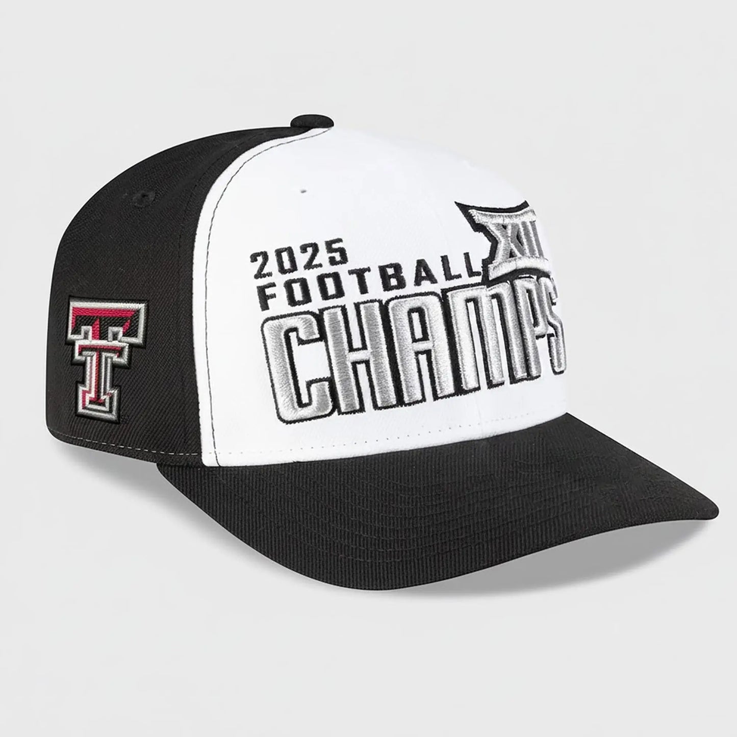 Texas Tech Red Raiders Big 12 2025 Football Champs Hat   theclothingtribe
