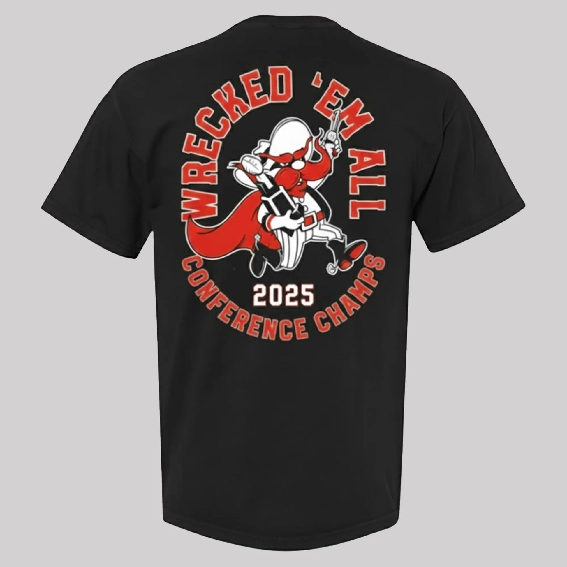 Texas Tech Red Raiders Wreck Em All 2025 Conference Champs Shirt   theclothingtribe