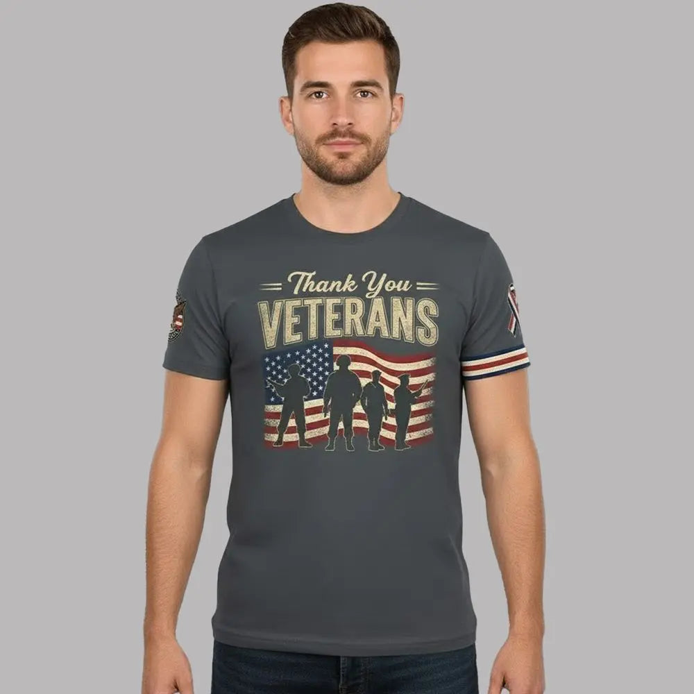 Thank You Veterans Honor Duty Sacrifice Shirt theclothingtribe